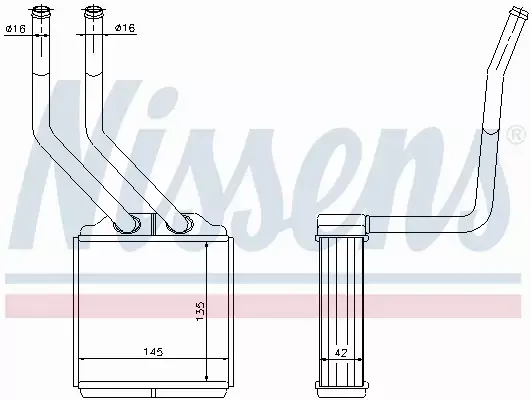 NISSENS NAGRZEWNICA 71776 