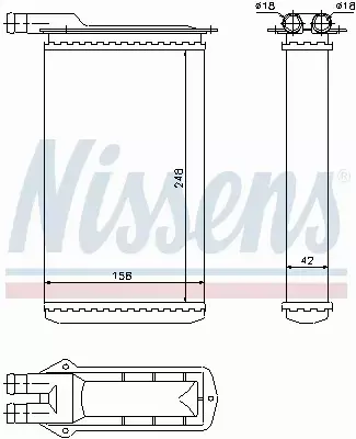 NISSENS NAGRZEWNICA 71942 