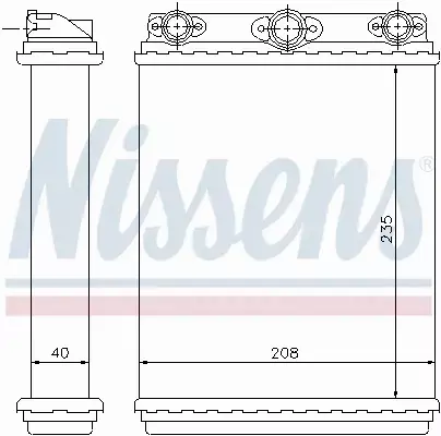 NISSENS NAGRZEWNICA 72016 