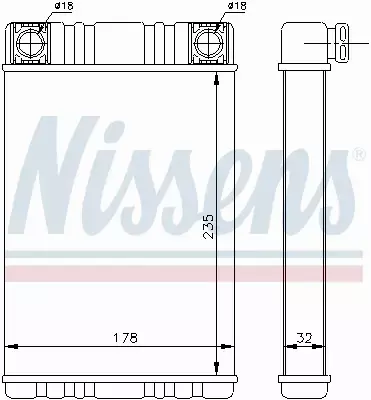 NISSENS NAGRZEWNICA 72028 