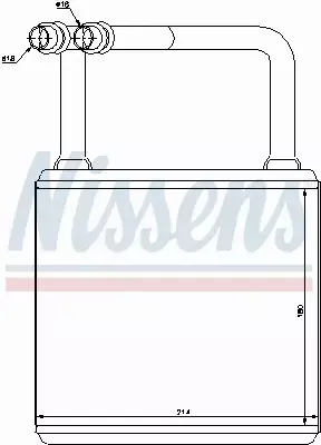 NISSENS NAGRZEWNICA 72029 