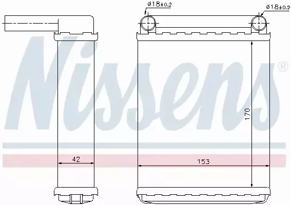 NISSENS NAGRZEWNICA 72038 