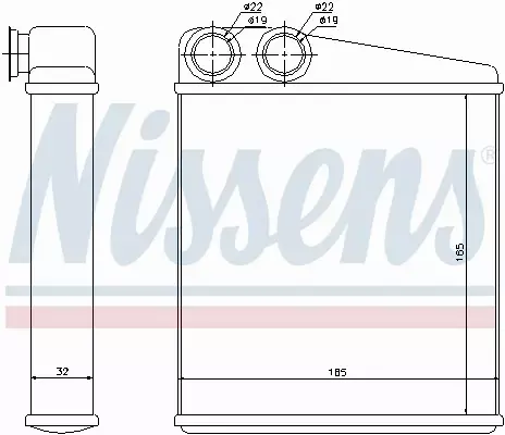 NISSENS NAGRZEWNICA 72206 