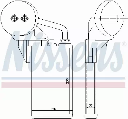 NISSENS NAGRZEWNICA 72207 