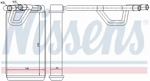 NISSENS NAGRZEWNICA 72208 