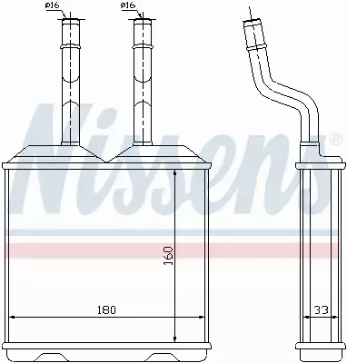 NISSENS NAGRZEWNICA 72634 