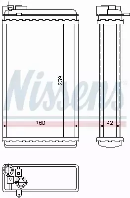 NISSENS NAGRZEWNICA 726461 