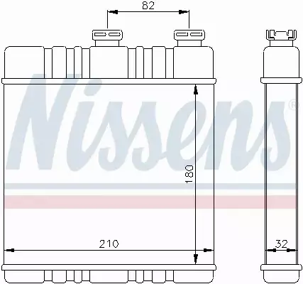 NISSENS NAGRZEWNICA 72660 