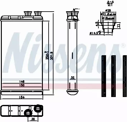 NISSENS NAGRZEWNICA 727210 