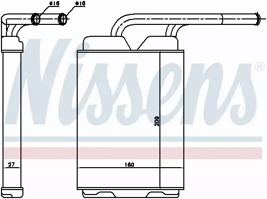 NISSENS NAGRZEWNICA 73349 