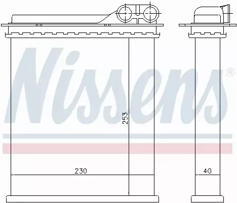 NISSENS NAGRZEWNICA 73363 