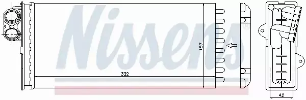 NISSENS NAGRZEWNICA 73375 