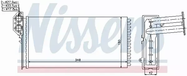 NISSENS NAGRZEWNICA 73941 