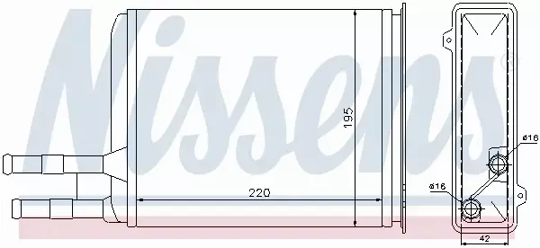 NISSENS NAGRZEWNICA JUMPER DUCATO BOXER 94- 