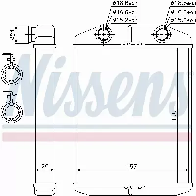 NISSENS NAGRZEWNICA 76514 