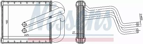 NISSENS NAGRZEWNICA 77536 