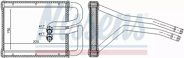 NISSENS NAGRZEWNICA 77642 