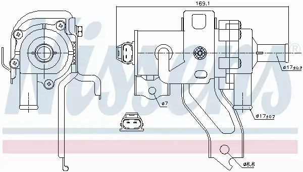 NISSENS POMPA WODY 831079 