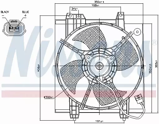 NISSENS WENTYLATOR CHŁODNICY 85494 