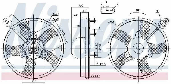 NISSENS WENTYLATOR CHŁODNICY 85759 