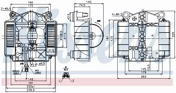 NISSENS SILNIK DMUCHAWY 87110 