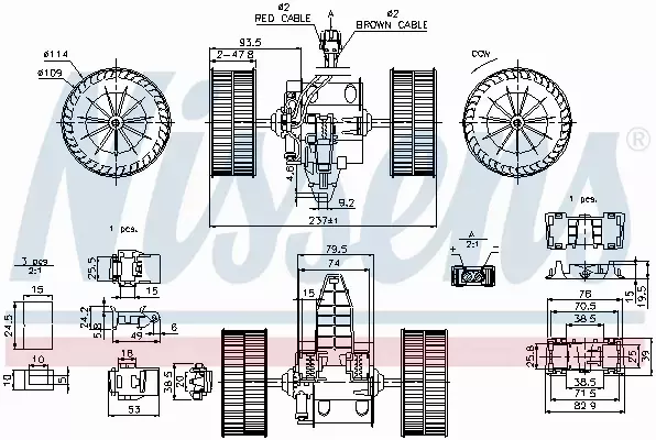 NISSENS SILNIK DMUCHAWY 87117 