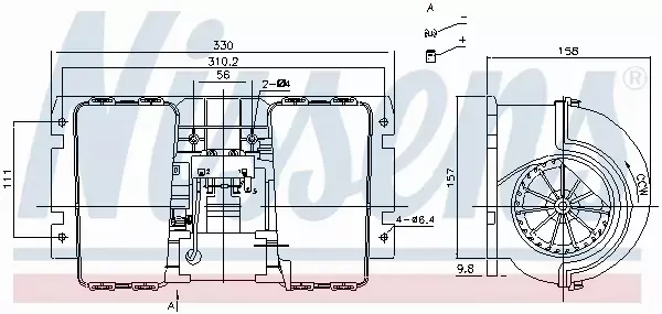 NISSENS SILNIK DMUCHAWY 87146 