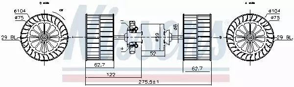 NISSENS SILNIK DMUCHAWY 87193 