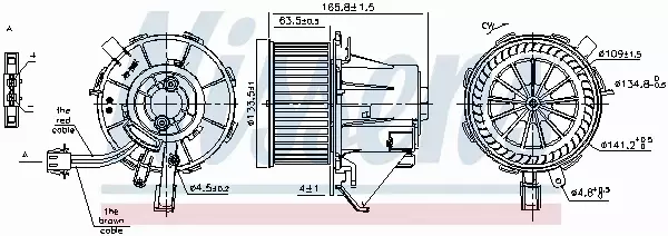 NISSENS SILNIK DMUCHAWY 87215 