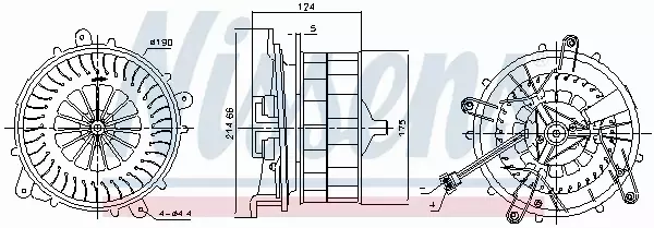 NISSENS SILNIK DMUCHAWY 87217 