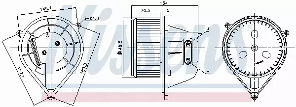 NISSENS SILNIK DMUCHAWY 87241 