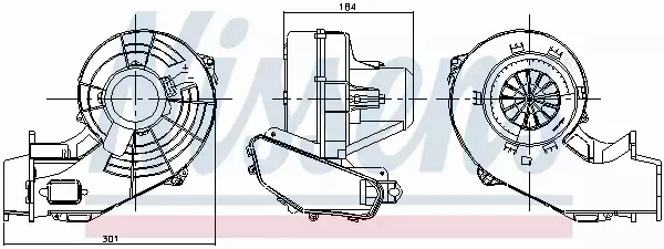 NISSENS SILNIK DMUCHAWY 87247 