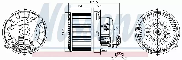 NISSENS SILNIK DMUCHAWY 87261 