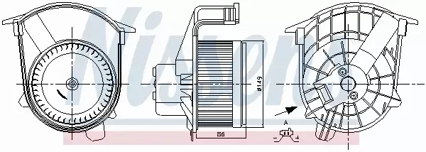 NISSENS SILNIK DMUCHAWY 87262 