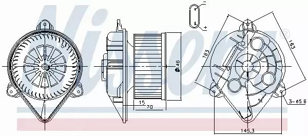 NISSENS SILNIK DMUCHAWY 87265 