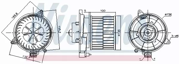 NISSENS SILNIK DMUCHAWY 87311 