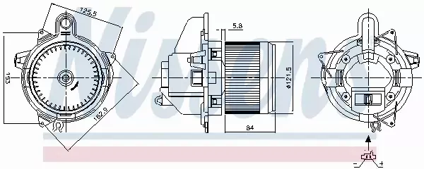 NISSENS SILNIK DMUCHAWY 87359 