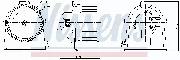 NISSENS SILNIK DMUCHAWY 87386 