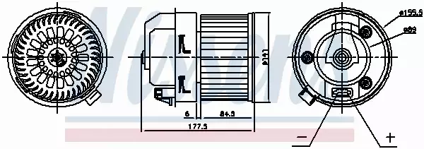 NISSENS SILNIK DMUCHAWY 87399 