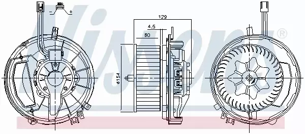 NISSENS SILNIK DMUCHAWY 87425 