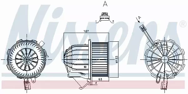 NISSENS SILNIK DMUCHAWY 87428 