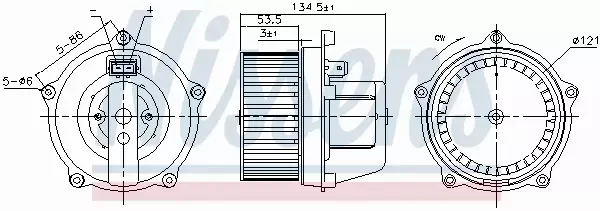 NISSENS SILNIK DMUCHAWY 87444 