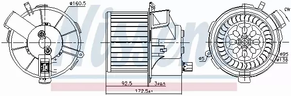 NISSENS SILNIK DMUCHAWY 87483 