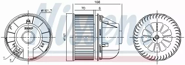 NISSENS SILNIK DMUCHAWY 87488 