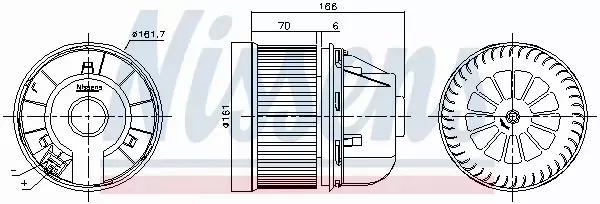 NISSENS SILNIK DMUCHAWY 87490 