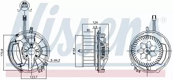 NISSENS DMUCHAWA WNĘTRZA 87524 