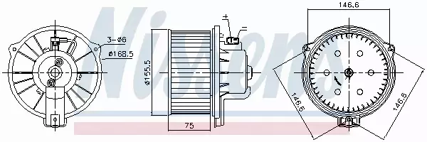 NISSENS DMUCHAWA WNĘTRZA 87538 