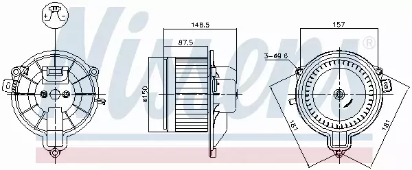 NISSENS SILNIK DMUCHAWY 87572 