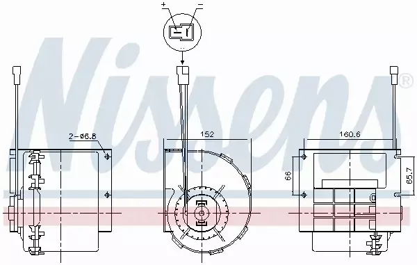 NISSENS DMUCHAWA WNĘTRZA 87613 