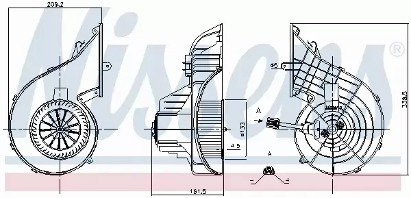 NISSENS SILNIK DMUCHAWY 87751 